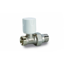 Радиаторен кран - прав 24*19 Luxor